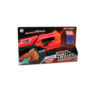 lanza dardos de espuma con carga horizontal 13 piezas red