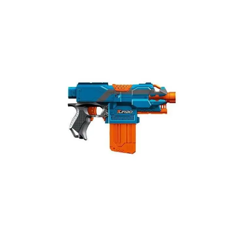 lanza dardos pistola con 12 dardos, descarga rapida motorizada, bala de espuma y requiere aa. — vista 2