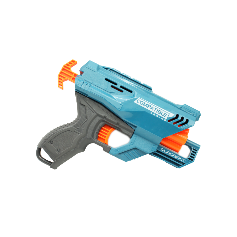 lanza dardos pistola con 8 dardos, descarga rapida motorizada y balas de espuma para mayor seguridad. — vista 2