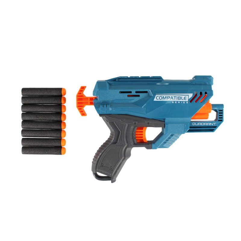lanza dardos pistola con 8 dardos, descarga rapida motorizada y balas de espuma para mayor seguridad. — vista 6
