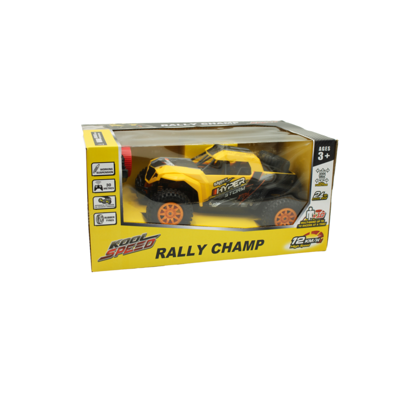 vehiculo a control remoto auto rally alta velocidad, 2.4g, todo terreno, 6 velocidades, 12 km/h. — vista 4