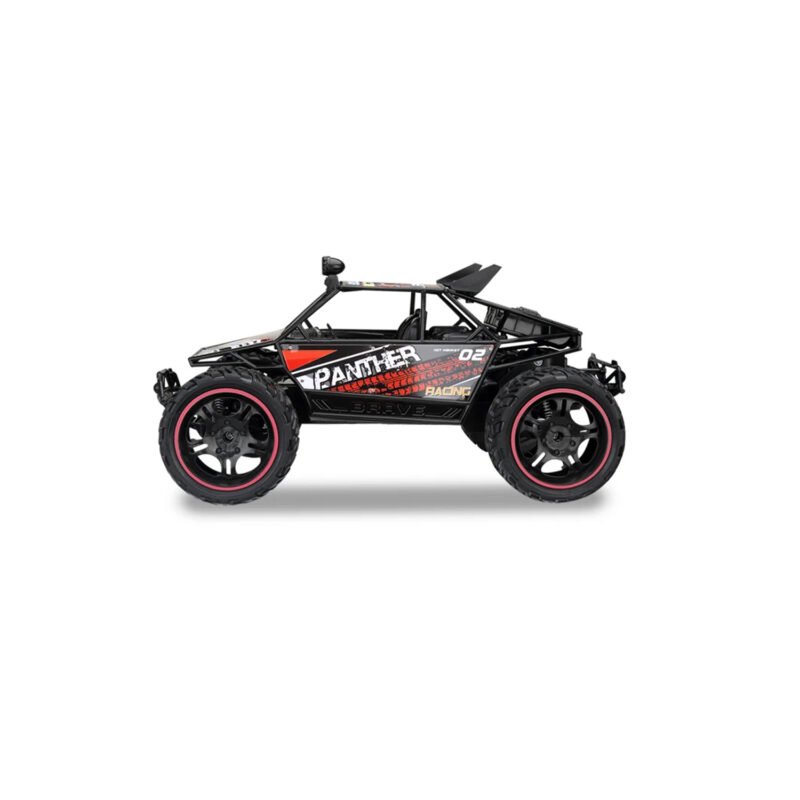 vehiculo a control remoto auto rally alta velocidad hasta 12km/h, escala 1:10, con bateria recargable. red — vista 2