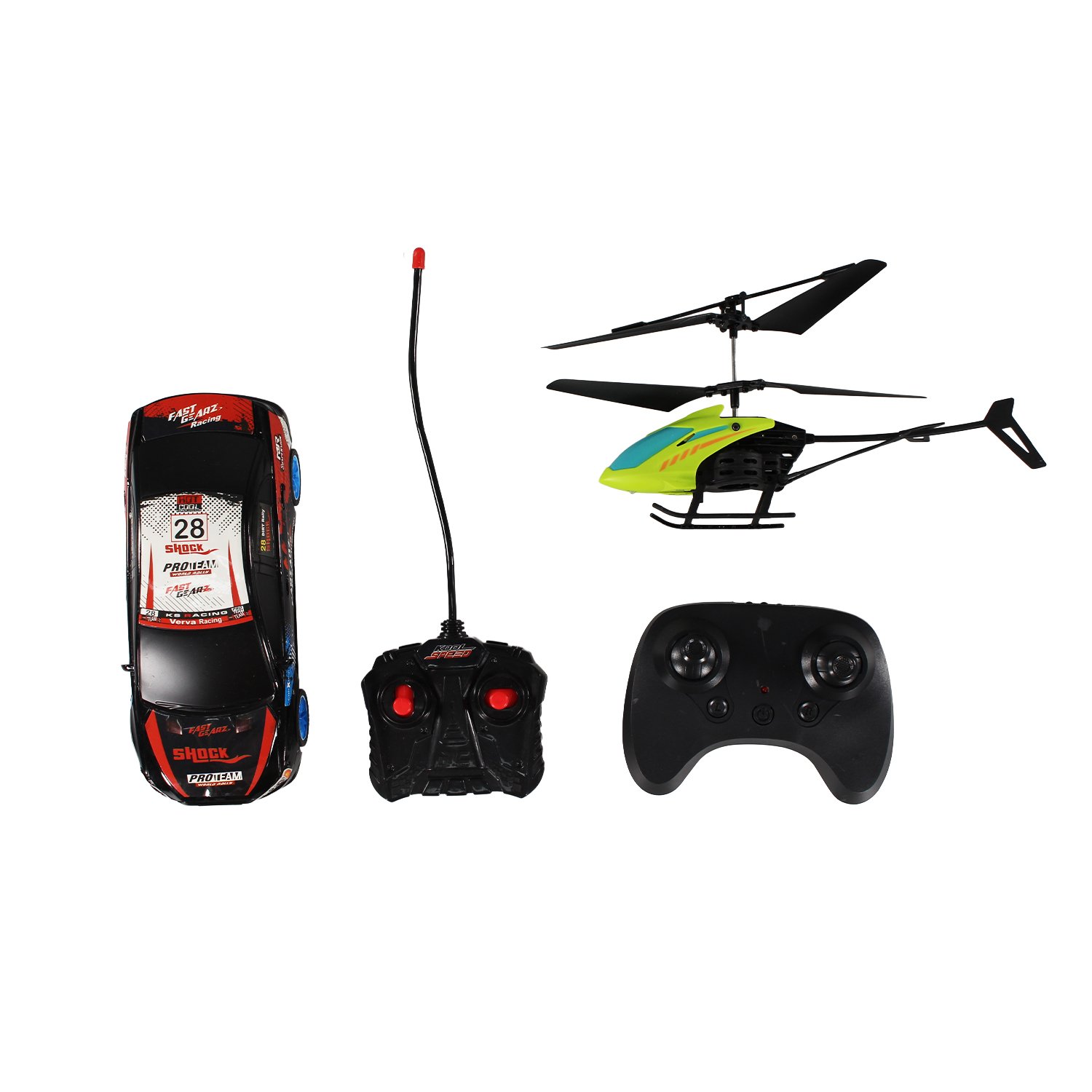 kit juego de carreras de rally auto control remoto + helicoptero kit juego de carreras de rally auto control remoto + helicoptero
