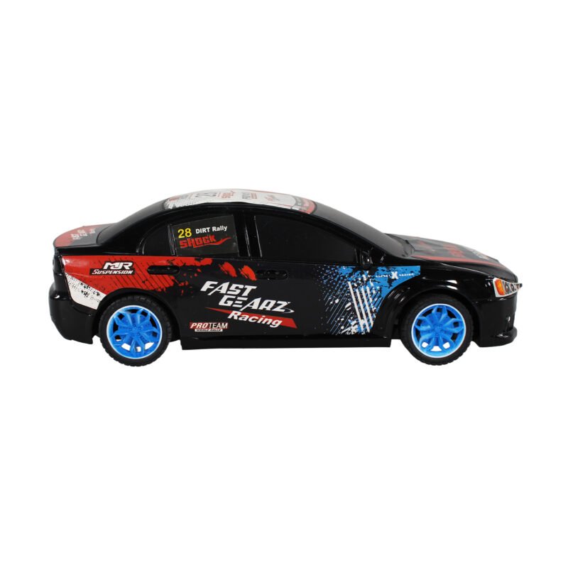 kit juego de carreras de rally auto control remoto + helicoptero — vista 14
