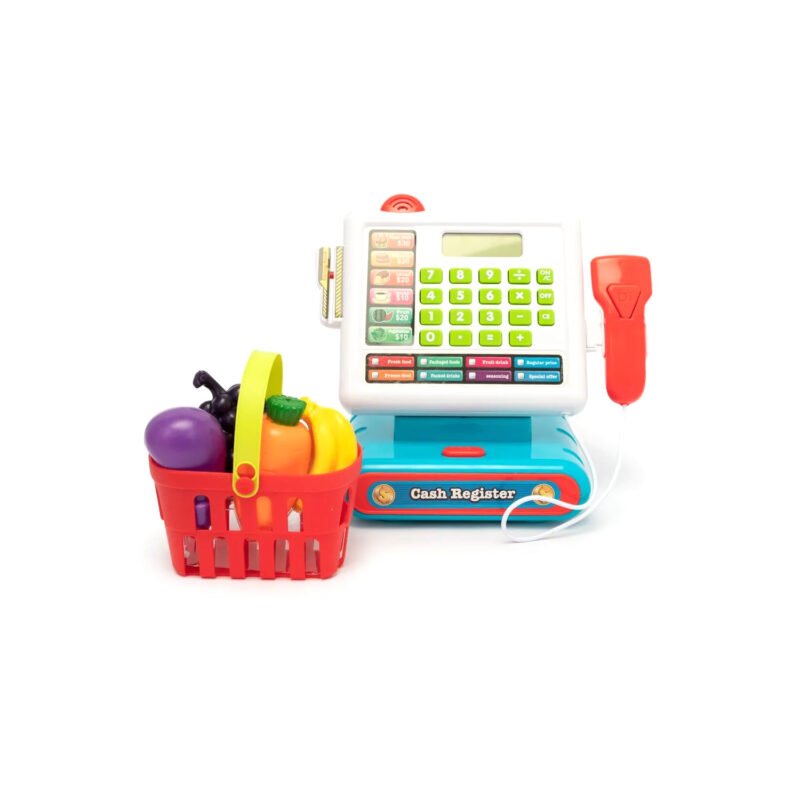 juego caja registradora con luz y sonido 20 piezas