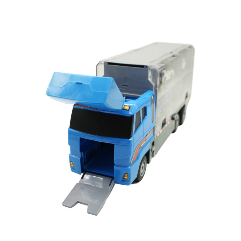 vehiculo a friccion camion transporte de vehiculos incluye auto 6 un — vista 3