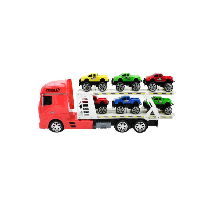 vehiculo a friccion camion transportador de autos red