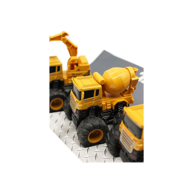 set de 3 vehiculo a friccion camiones de construccion — vista 4