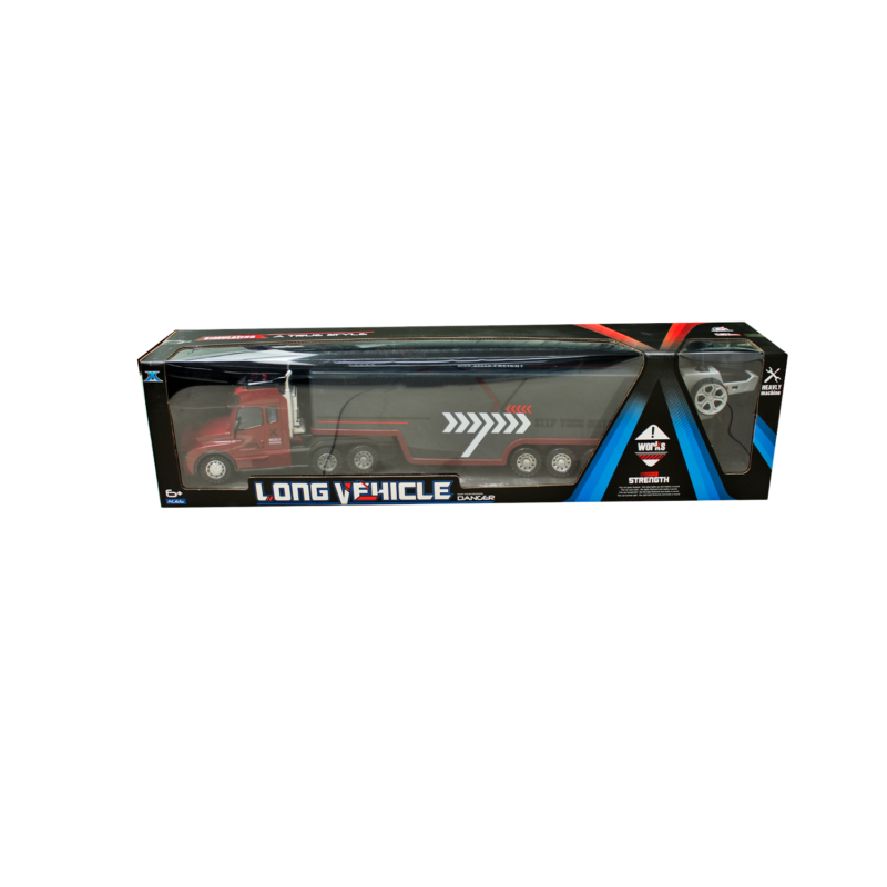 vehiculo a control remoto camion con remolque 2.4g con luz y sonido 60 cm aprox. de largo — vista 3