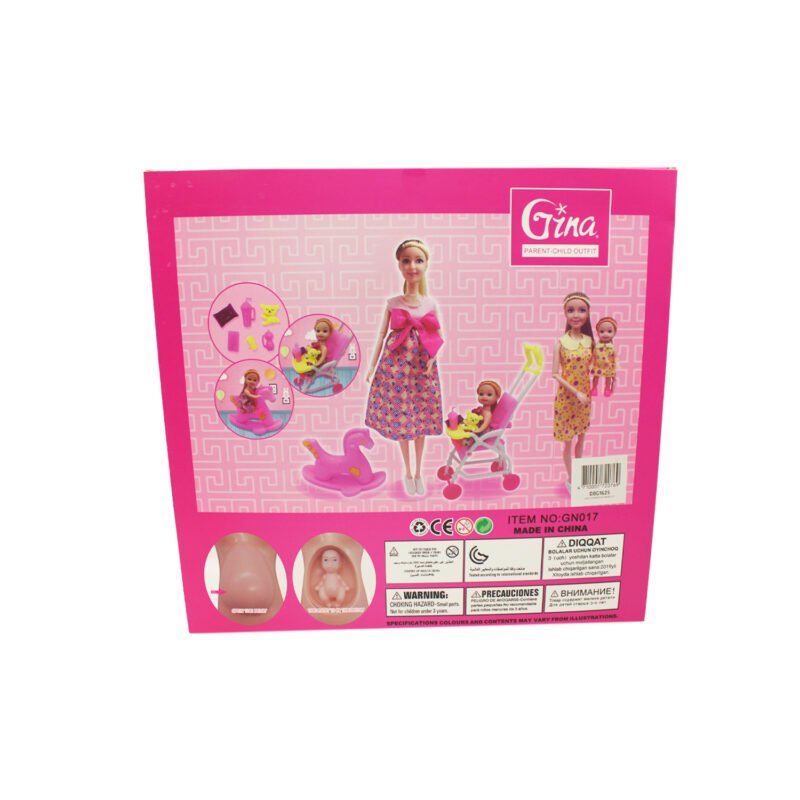 muÑeca gina incluye 2 bebes y accesorios — vista 3