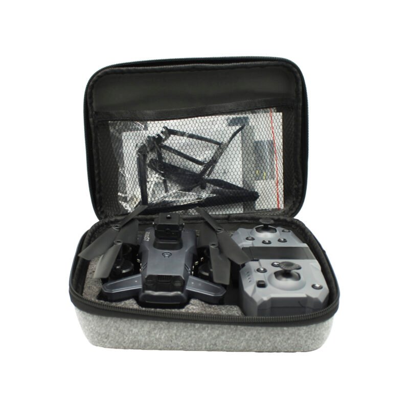 dron s7 con camara 2k a control remoto 2.4g, 6 axis, gira de 360° dual camara incluye bolso para portarlo — vista 3