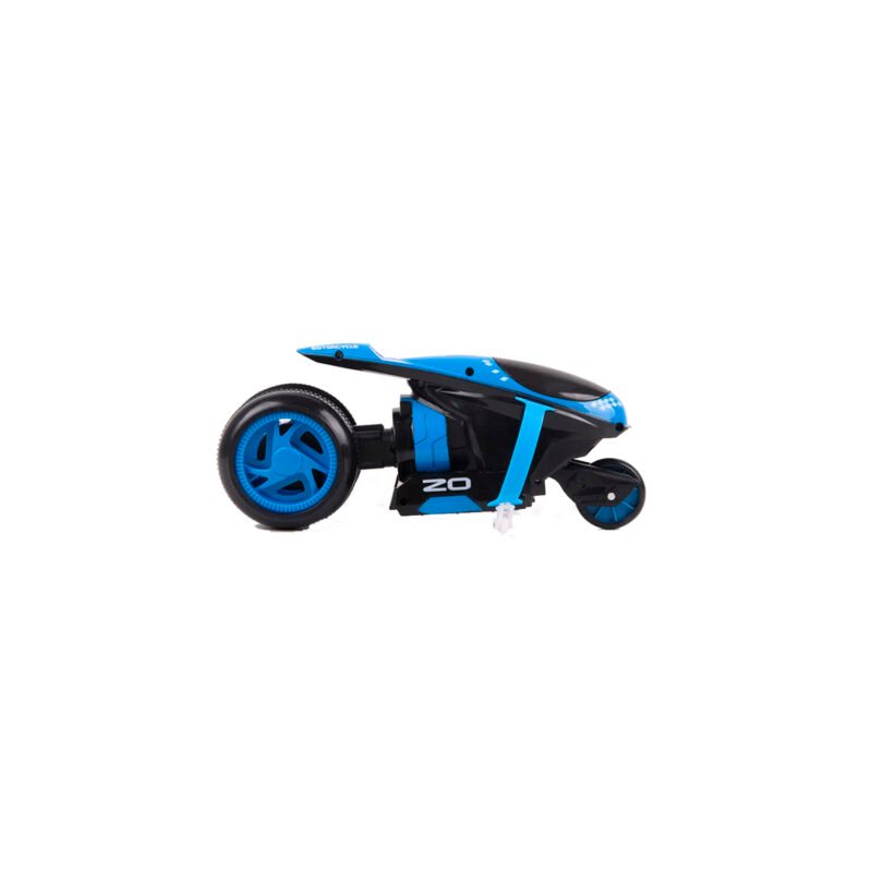 vehiculo a control remoto moto de acrobacias drift con luz 2.4g 4 canales blue