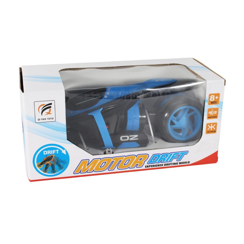vehiculo a control remoto moto de acrobacias drift con luz 2.4g 4 canales blue — vista 7