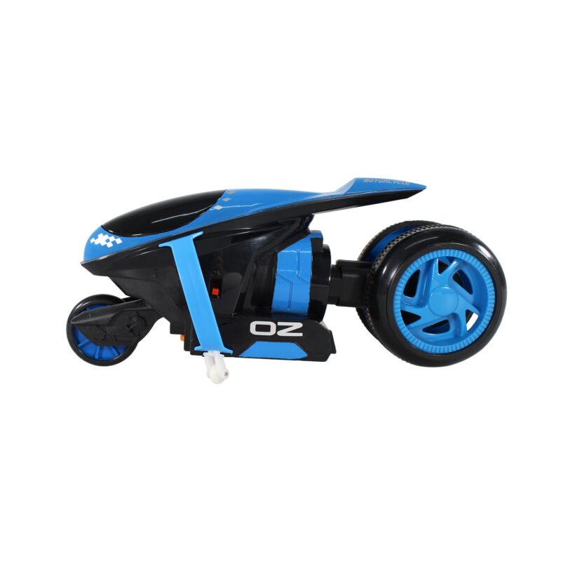 vehiculo a control remoto moto de acrobacias drift con luz 2.4g 4 canales blue — vista 9