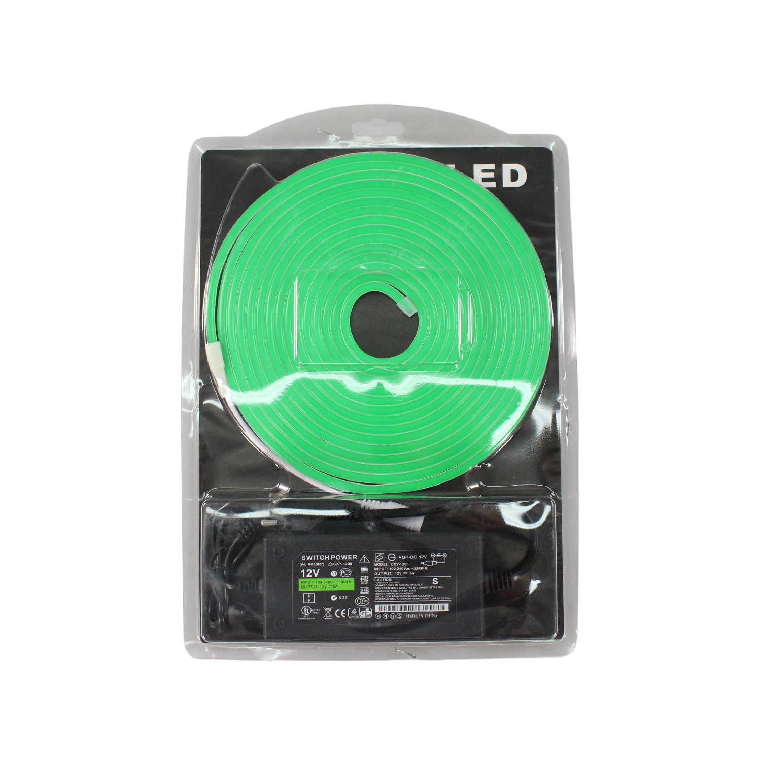 tira led green neon de 5 mts tira led green neon de 5 mts