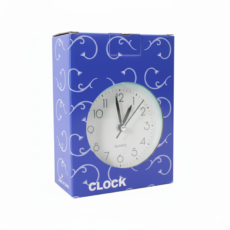 reloj despertador analogo silencioso con luz y campana blue — vista 3