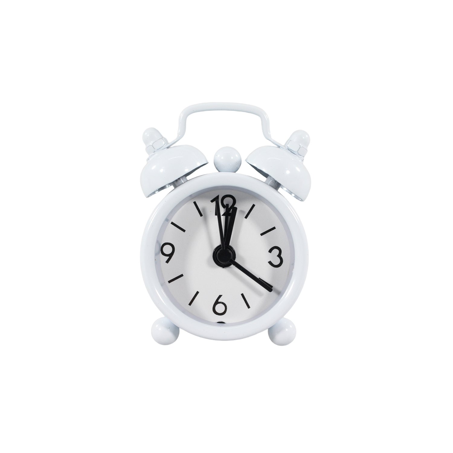 reloj despertador pequeÑo analogo con campanawhite reloj despertador pequeÑo analogo con campanawhite