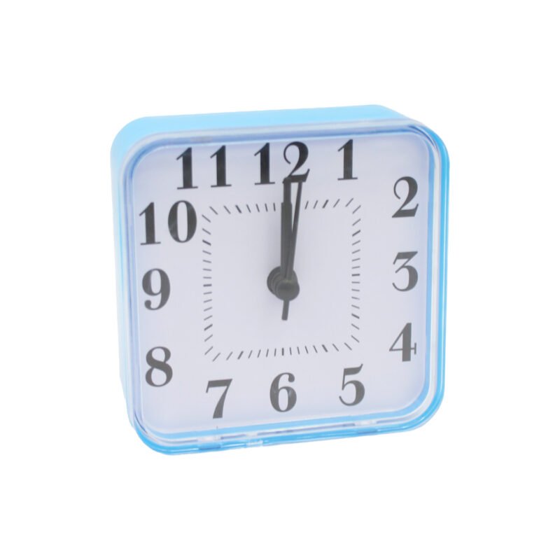 reloj despertador cuadrado blue — vista 3