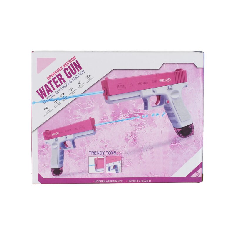 pistola de agua electrica recargable color pink — vista 4