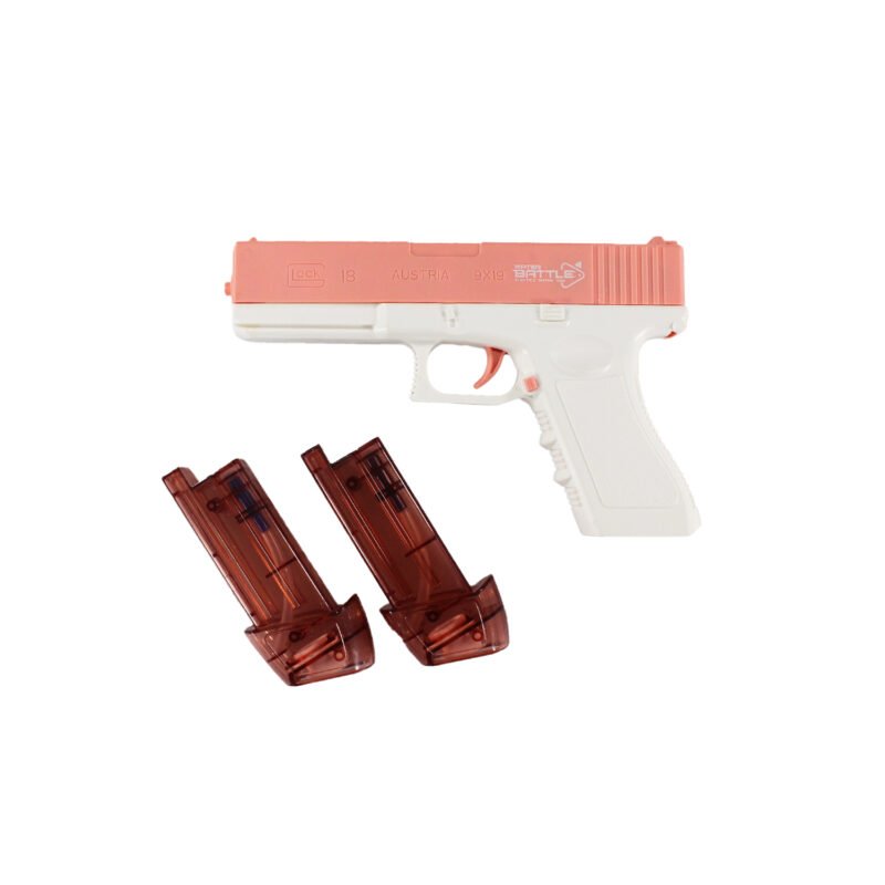 pistola de agua electrica recargable color pink — vista 2