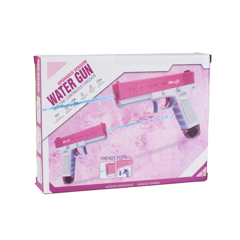 pistola de agua electrica recargable color pink — vista 5