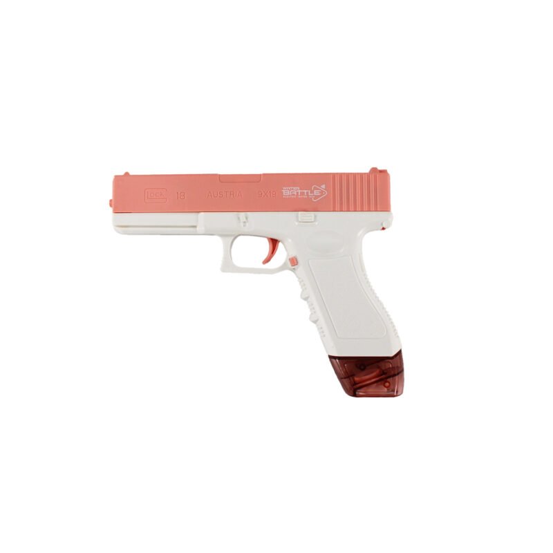 pistola de agua electrica recargable color pink — vista 3