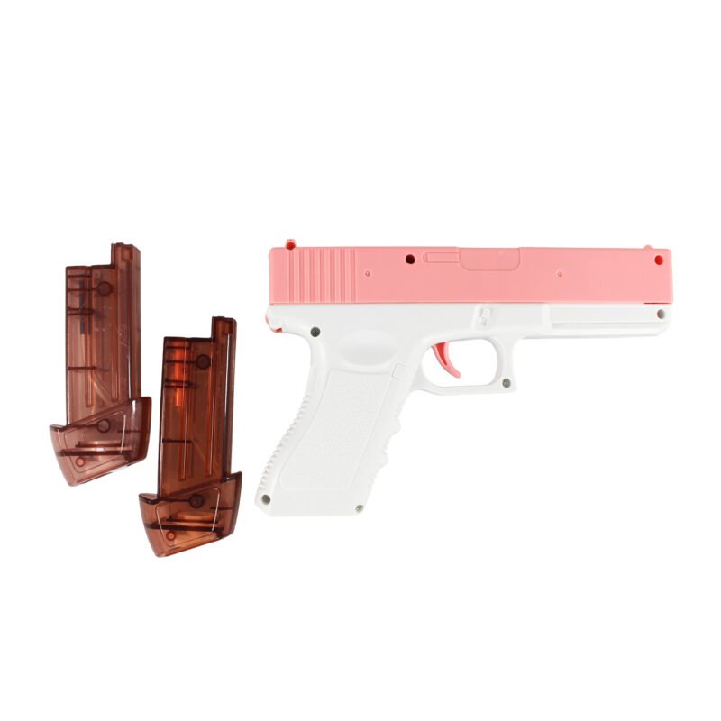 pistola de agua electrica recargable color pink — vista 7