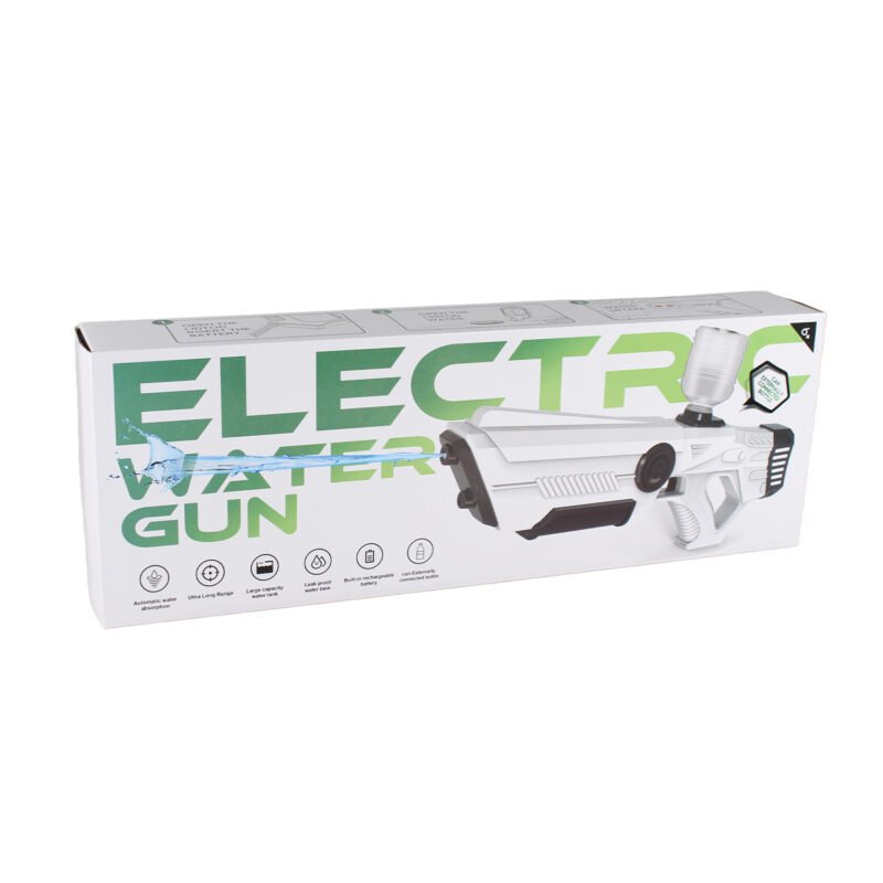 pistola de agua electrica, bateria litio 800mah, voltaje 3.7v, material plastico, para +6 aÑos. — vista 2