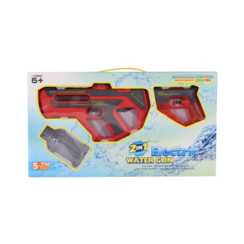escopeta de agua 2 en 1 electrica recargable red — vista 5