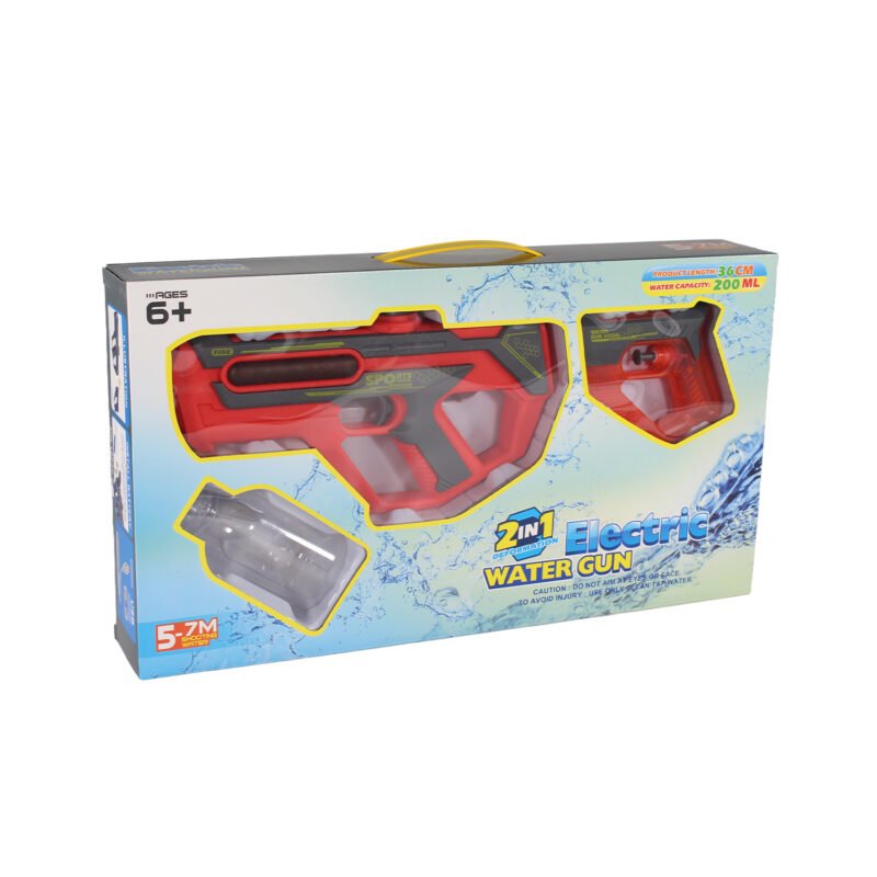 escopeta de agua 2 en 1 electrica recargable red — vista 6