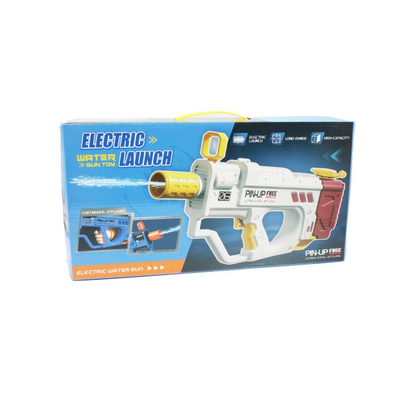 pistola de agua electrica tipo uzi recortada recargable — vista 4