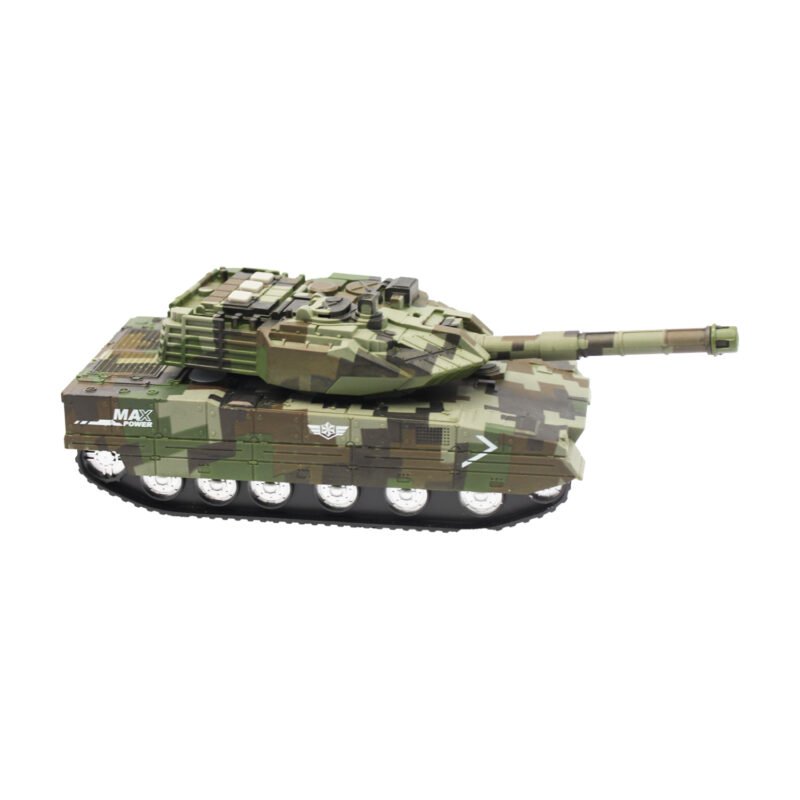 vehiculo a friccion tanque con luz y sonido escala 1:16 — vista 2