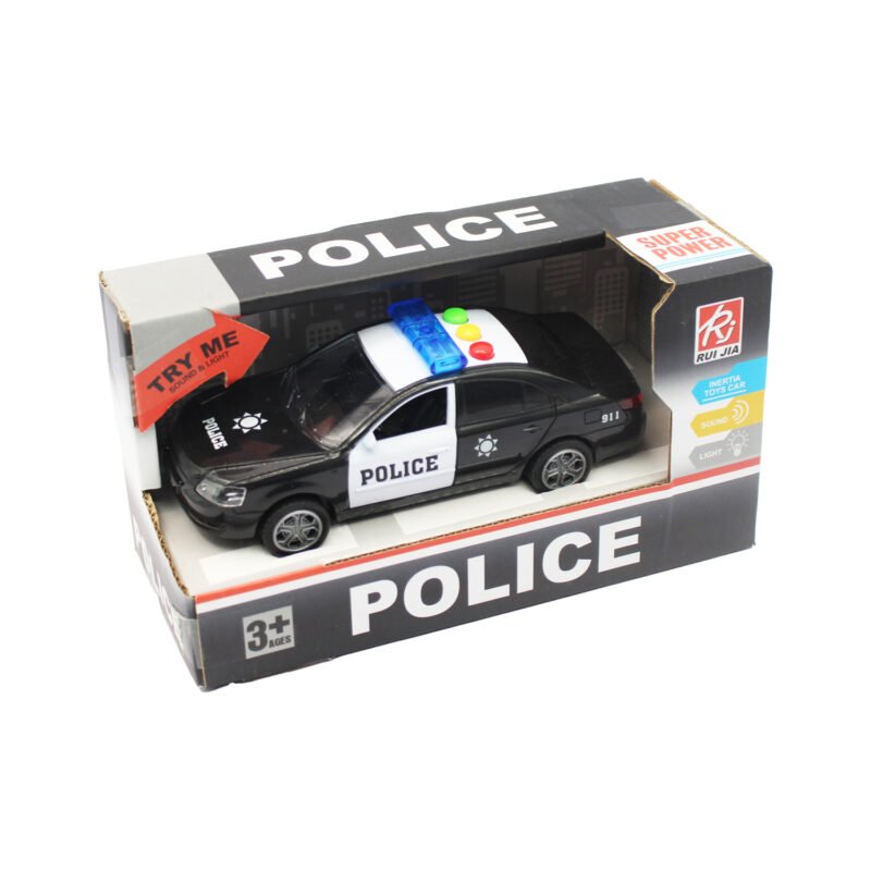 vehiculo a friccion policia con luz y sonido escala 1:32 — vista 3