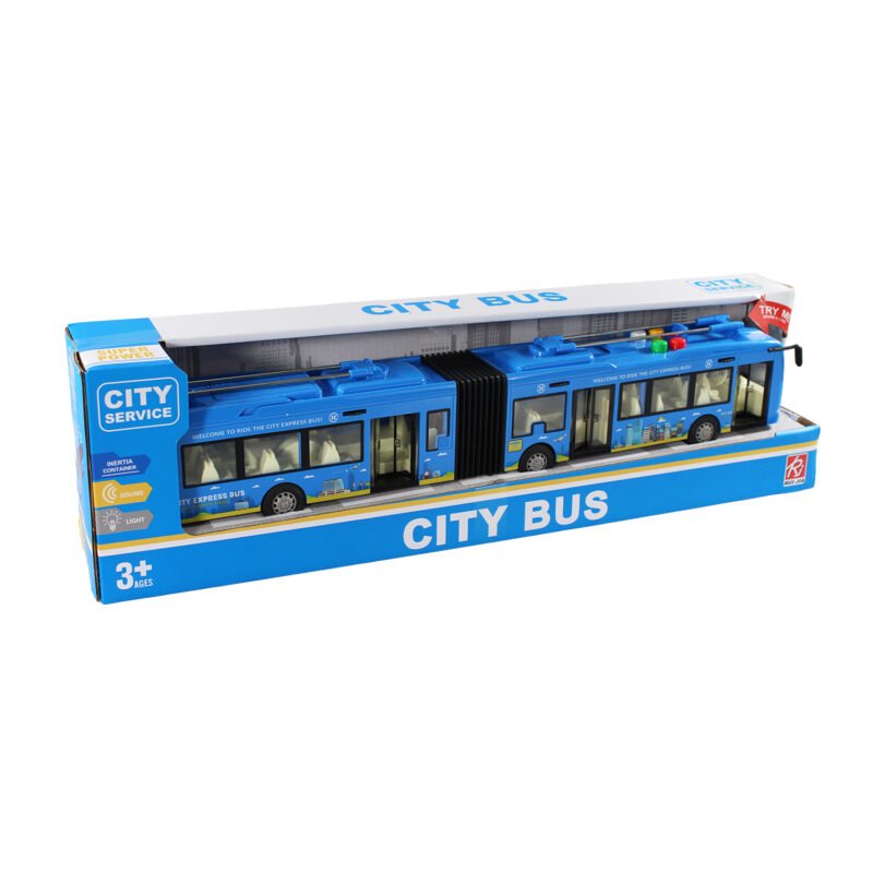 vehiculo a friccion bus con luz y sonido escala 1:16 — vista 6