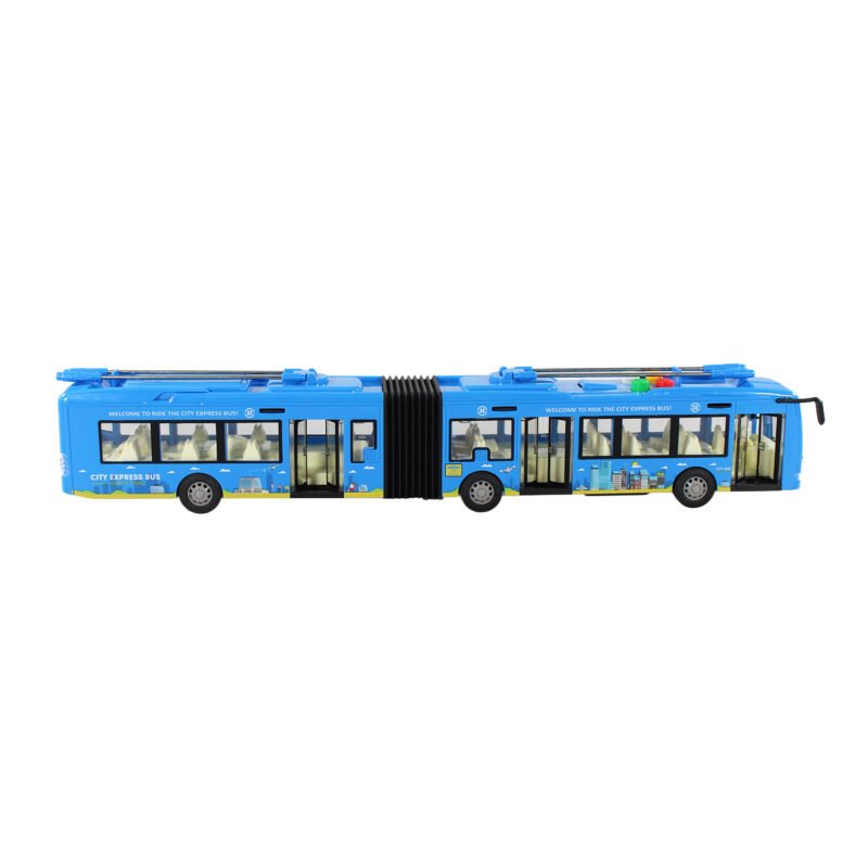 vehiculo a friccion bus con luz y sonido escala 1:16 — vista 5