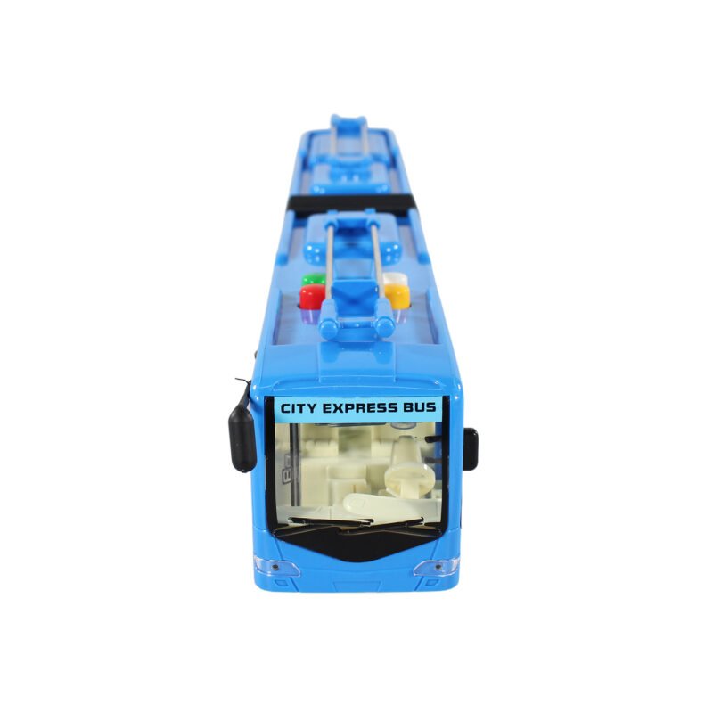 vehiculo a friccion bus con luz y sonido escala 1:16 — vista 11