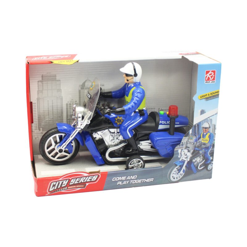 vehiculo a friccion moto con luz y sonido escala escala 1:16 — vista 2