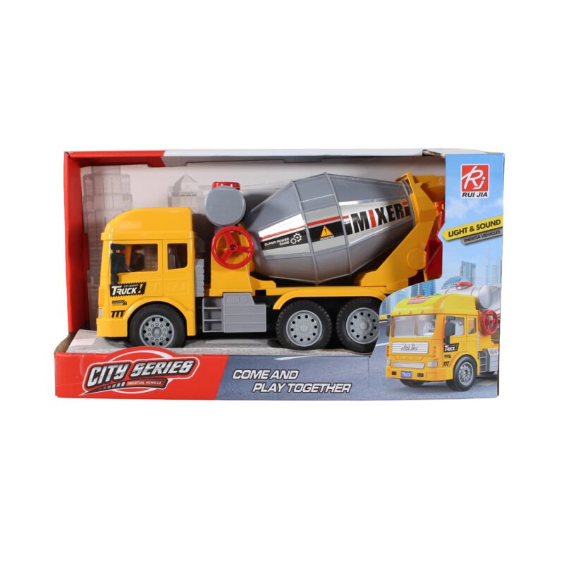 vehiculo a friccion hormigonera con luz y sonido escala 1:14 — vista 6