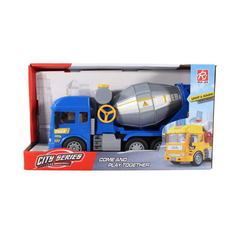 vehiculo a friccion hormigonera con luz y sonido escala 1:14 — vista 13