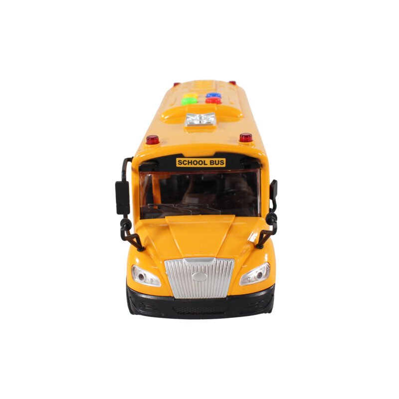 vehiculo a friccion bus escolar con luz y sonido — vista 5