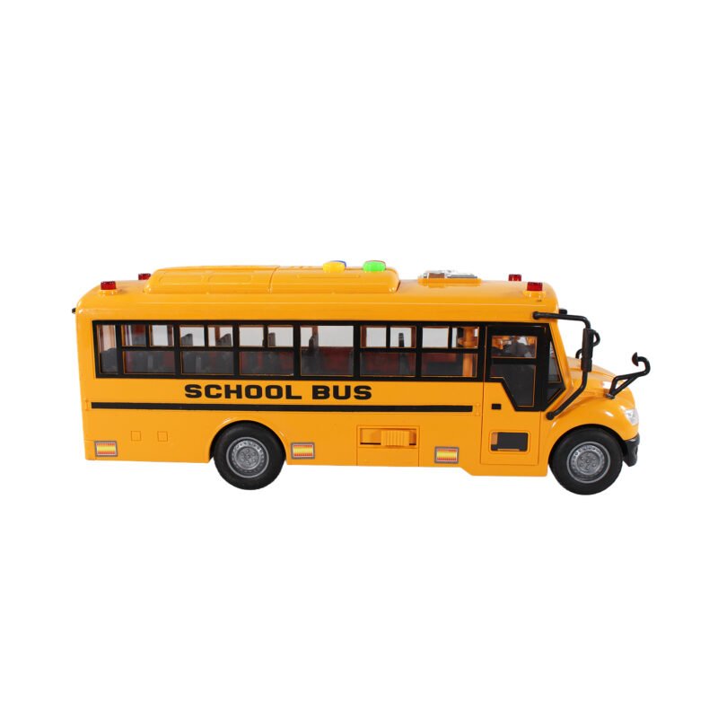 vehiculo a friccion bus escolar con luz y sonido — vista 8