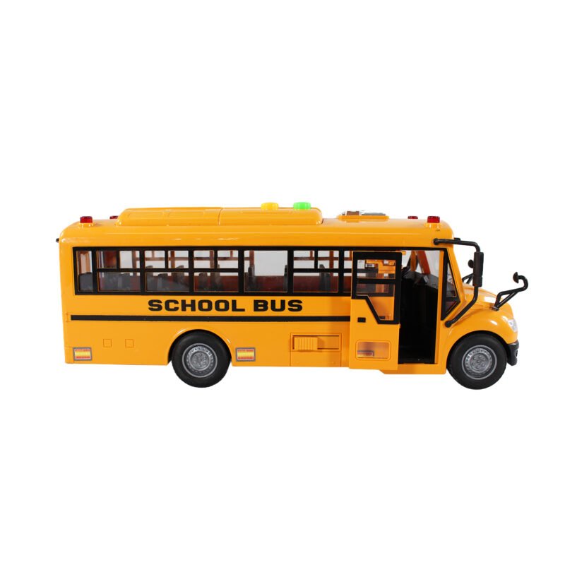 vehiculo a friccion bus escolar con luz y sonido — vista 9