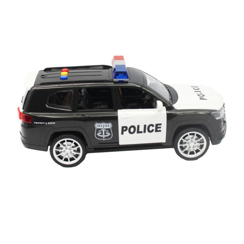 vehiculo a friccion policia con luz y sonido — vista 2