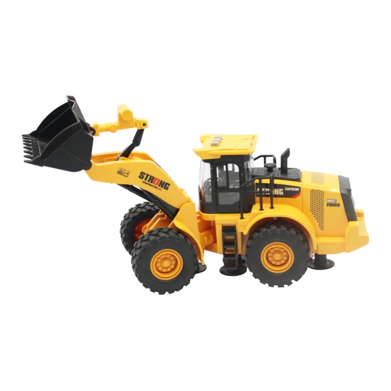 vehiculo a friccion excavadora con luz y sonido escala 1:14