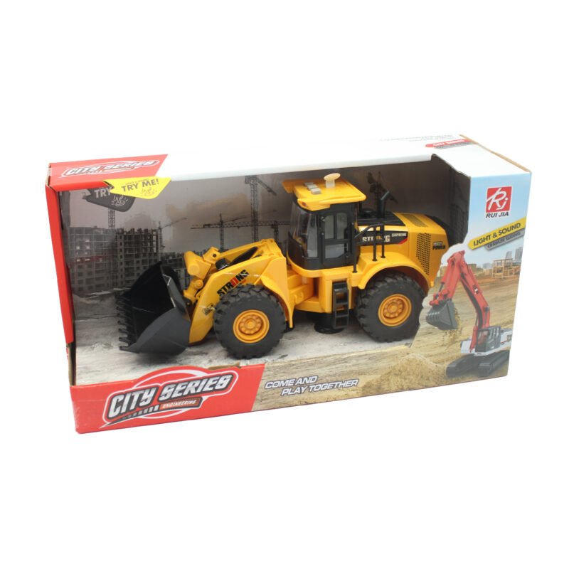 vehiculo a friccion excavadora con luz y sonido escala 1:14 — vista 3