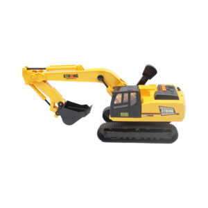 vehiculo a friccion retroexcavadora con luz y sonido escala 1:14