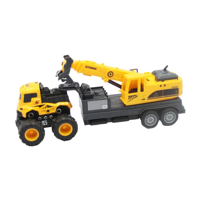 vehiculo a friccion camion de remolque con grua