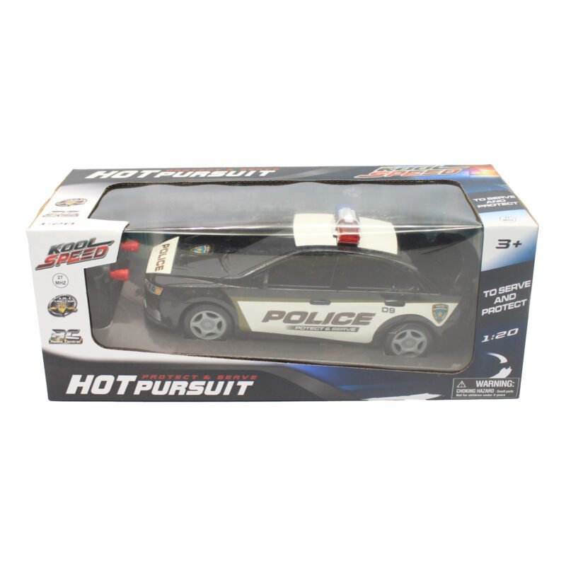 vehiculo a control remoto policia — vista 2