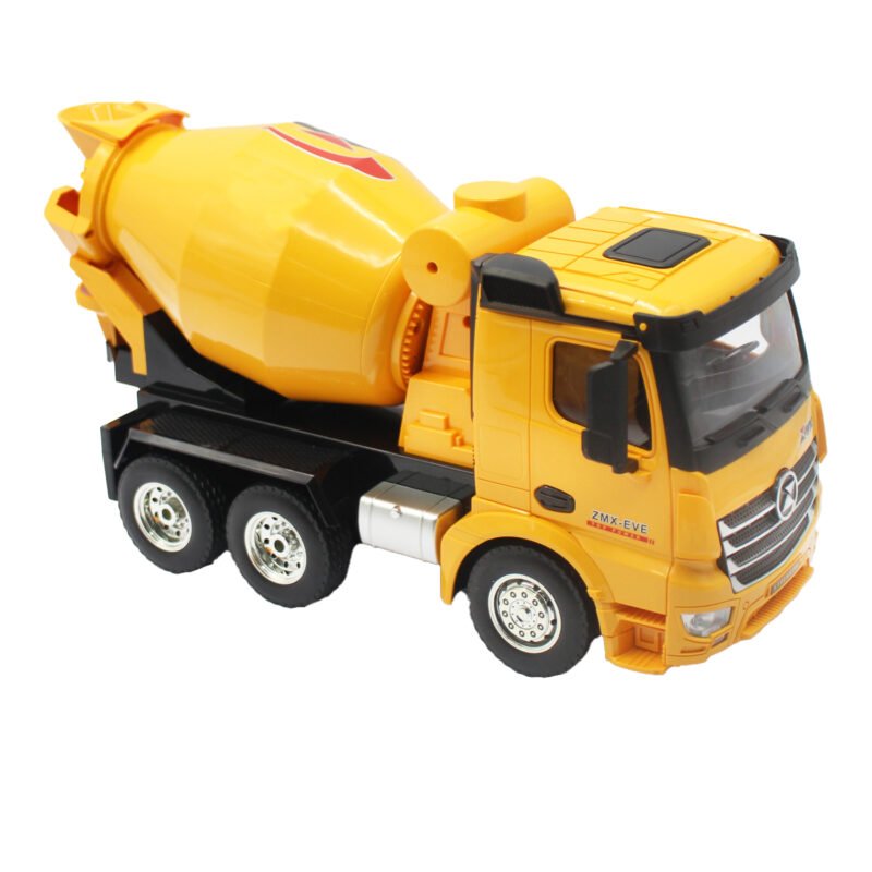 vehiculo a control remoto hormigonera con luz y sonido de 11 canales 2.4g escala escala 1:18 — vista 2