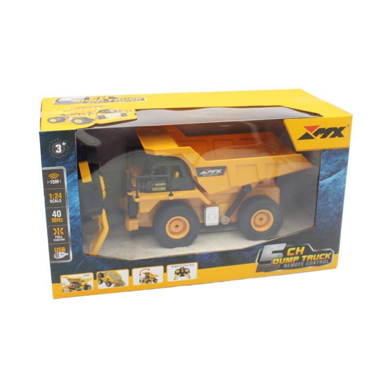 vehiculo a control remoto camion tolva con luz de 5 canales 40mhz escala escala 1:24 — vista 2